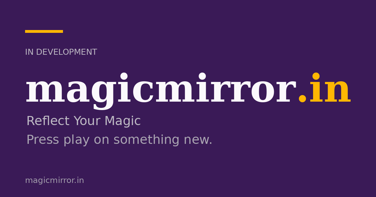Link preview image for magicmirror.in